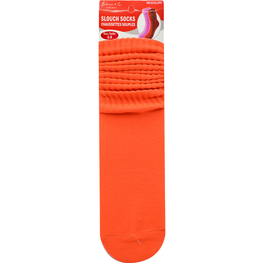 Slouch Socks 6-8 Orange (6pair/Pack) Slouch Socks 6-8 Orange (6pair/Pack)